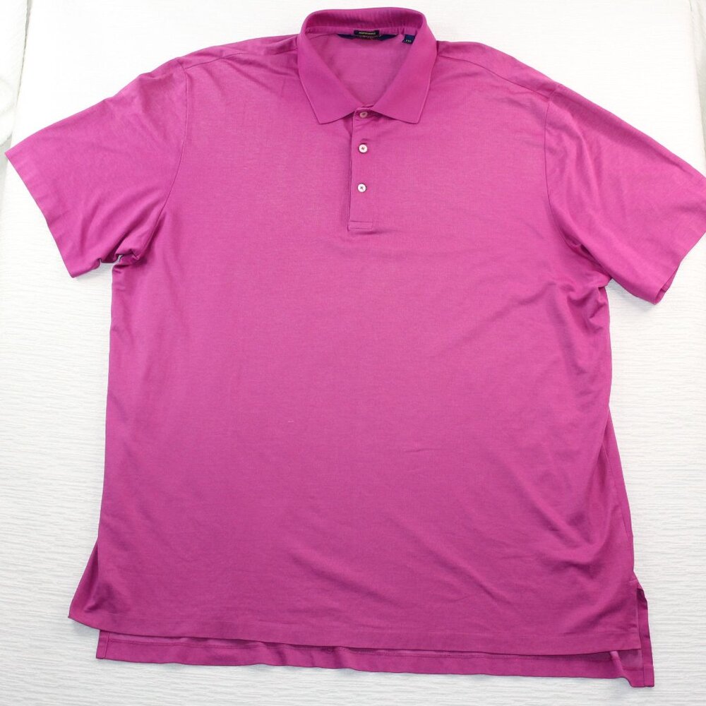 Ralph Lauren Mens 2XL Polo Golf Performance Solid Purple Polo Shirt